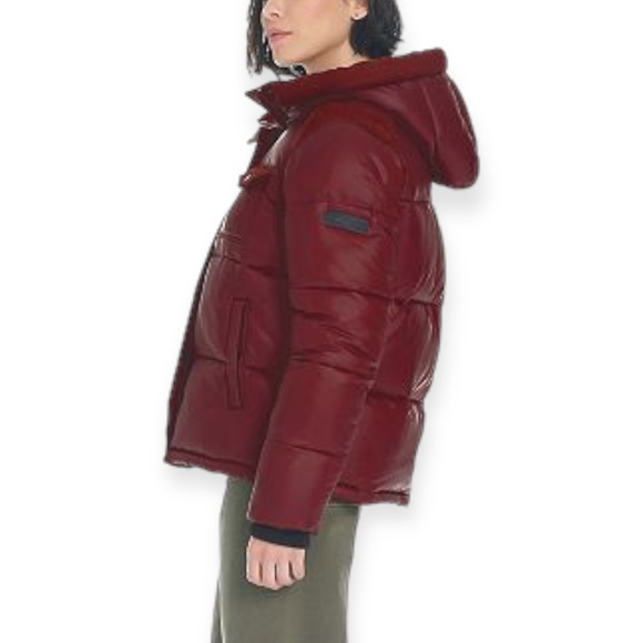 Koolaburra by UGG burgundy wine puffer coat size Small - Picture 10 of 16